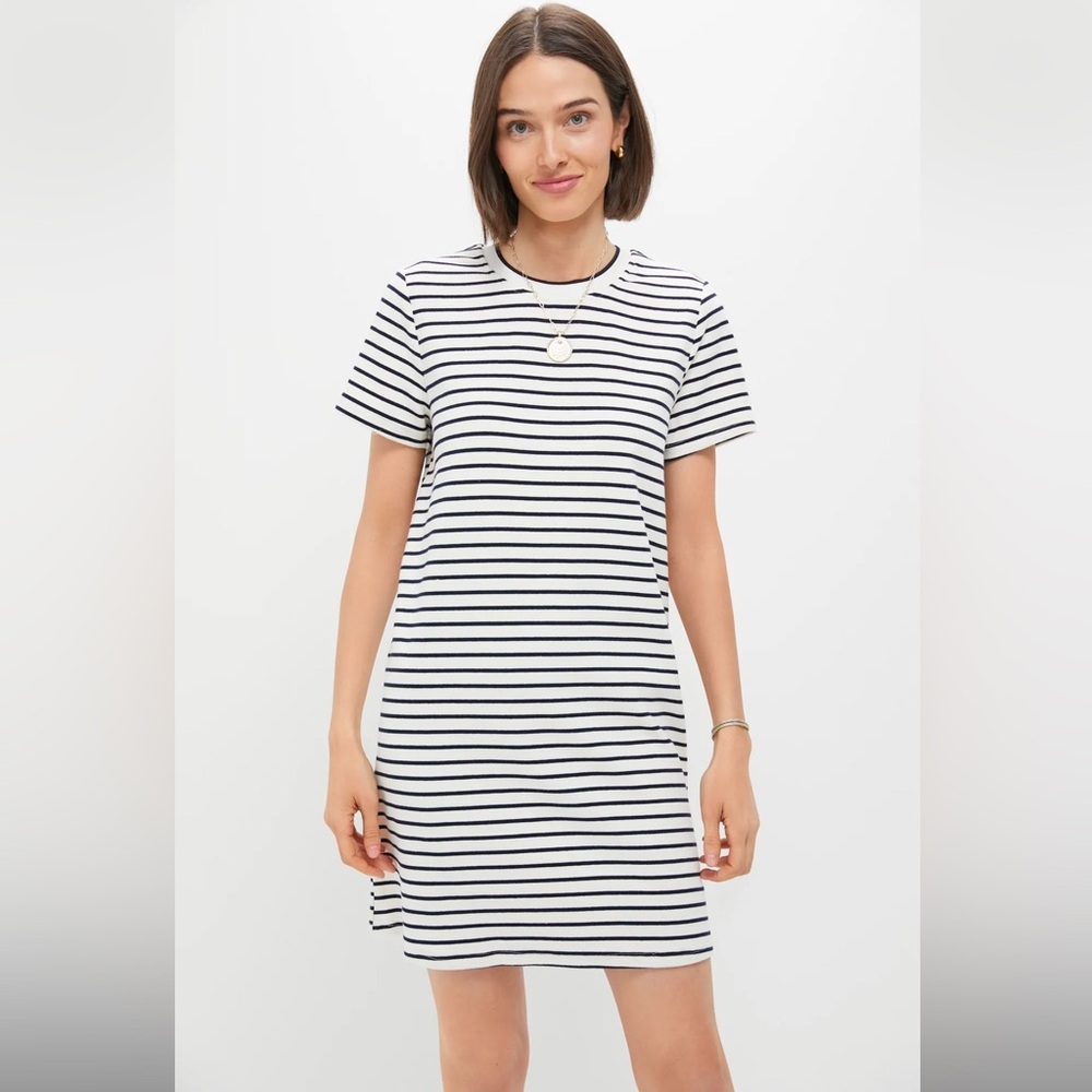 Tuckernuck - Navy and White Striped dress